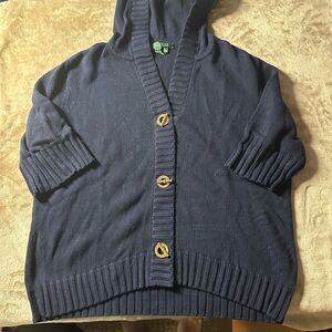 Ralph Lauren Dark Blue Women’s Hooded Cardigan